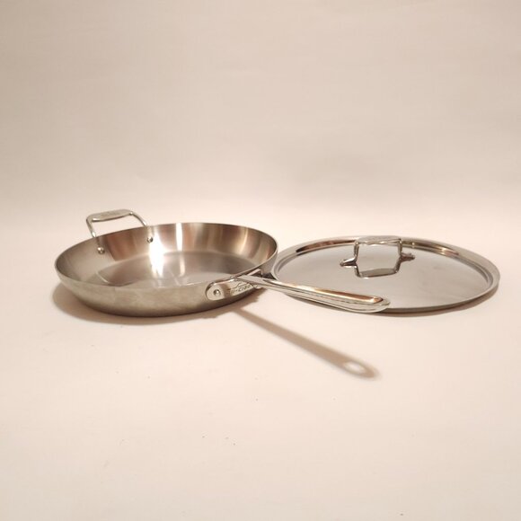ALL CLAD Stainless w d5 Sautee Pan 13" with Lid - Picture 2 of 7
